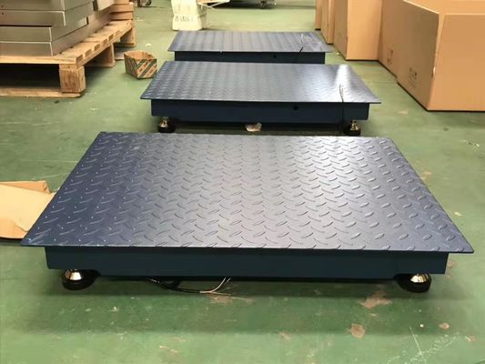 Heavy Duty Digital Floor Scale Industrial Low Profile Palet Scale Carbon Steel Q235B Konstruksi