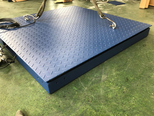 Heavy Duty Digital Floor Scale Industrial Low Profile Palet Scale Carbon Steel Q235B Konstruksi