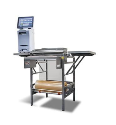 Meja Pengemasan Manual Stasiun Pembungkus Tangan Step-Saver untuk Operasi Pembungkusan Makanan Komersial