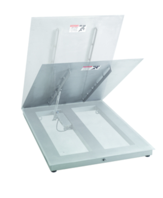 PFA579lift-D1500A Skala lantai stainless steel untuk pembersihan yang efisien, pemeliharaan