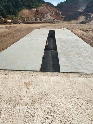 Weighbridge Scale Truck Mining, Skala Berat 10 Ton