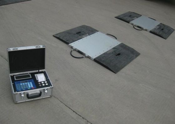 Timbangan Gandar Truk Portable Sistem Perlindungan Beban Gandar Malam Terlihat Jelas