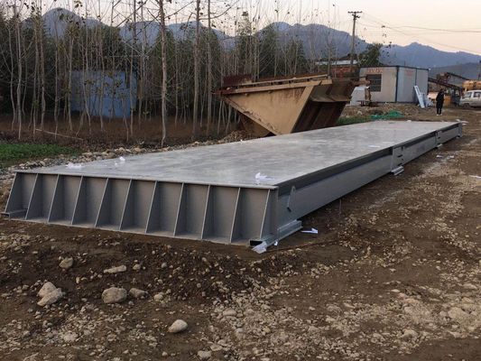 Timber Mills Portable Trailer Scale Mesin Berat Elektronik Untuk Truk 3 × 15M