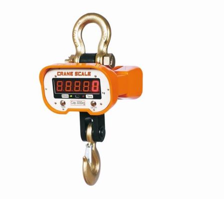 2000Lb Alloy Shackle Hoist Industrial Hanging Crane Scale 6V/4Ah