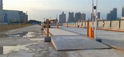 IP68 Modular 100 Ton Lorry Dump Truck Scale Pitless Foundation