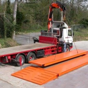 100 Ton Timbangan Truk Timbangan Anti Oksidasi 3 * 16m