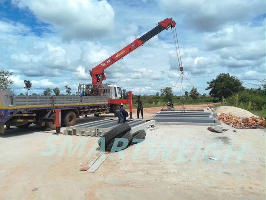 Jembatan Timbang Tugas Berat Panjang Disesuaikan 80T Tanpa Lubang