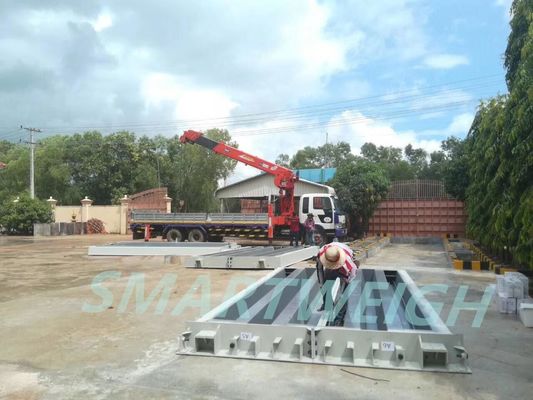 Jembatan Timbang Tugas Berat Panjang Disesuaikan 80T Tanpa Lubang