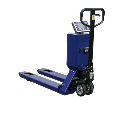 PJA434 Painted Steel Pallet Jack Scale - Solusi Penimbangan Ponsel Tugas Berat
